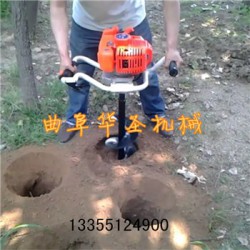 速生杨柳种植挖坑机 汽油手提式地钻机