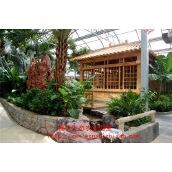玻璃温室大棚 阳光板生态餐厅 观光温室专业建造商-山东鑫华